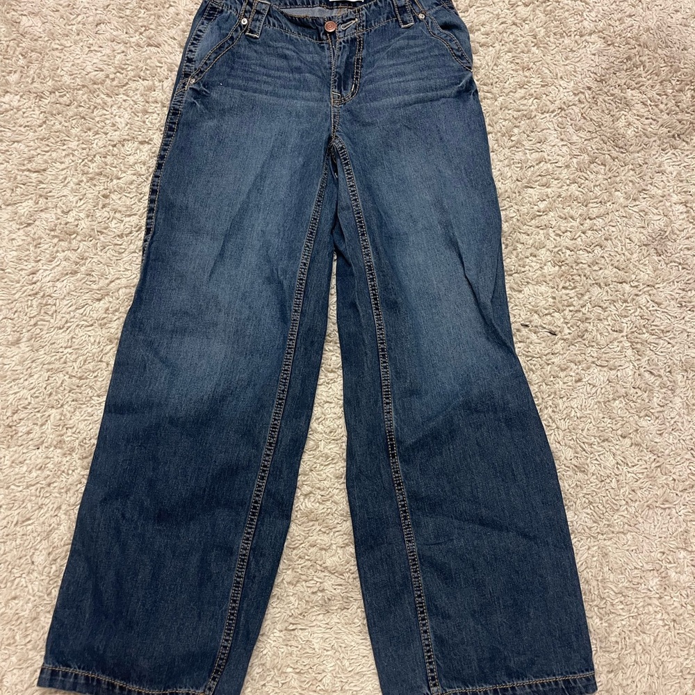 RSQ Blue Flare Wide Leg Jeans